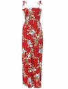 Pali Tube Top Long Hawaiian Smock Dress