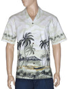 Palms and Diamond Head Aloha Shirt