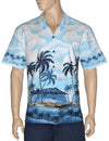 Palms and Diamond Head Aloha Shirt