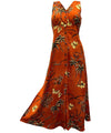 Palms Long Maxi Cocktail Vintage Dress