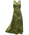 Palms Long Maxi Cocktail Vintage Dress