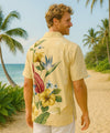 Tropical Short Sleeves Rayon Hawaiian Shirt
