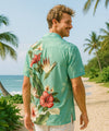 Tropical Short Sleeves Rayon Hawaiian Shirt