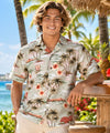 Kauai Men's Paradise Aloha Shirt Green