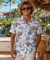 Paradise Wrinkle-Free Aloha Shirt White