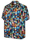 Parrot Head Men's Cotton Aloha Shirt