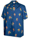 Parrots Cotton Men's Aloha Shirt