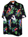 Parrots Men's Cotton Aloha Shirt