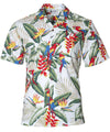 Pericos Parrot Short Sleeves Cotton Aloha Shirt