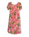 Plumeria Fantasia Pull Over Short Muumuu Dress