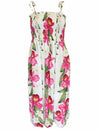 Plumeria Panel Smock Top Hawaiian Dress