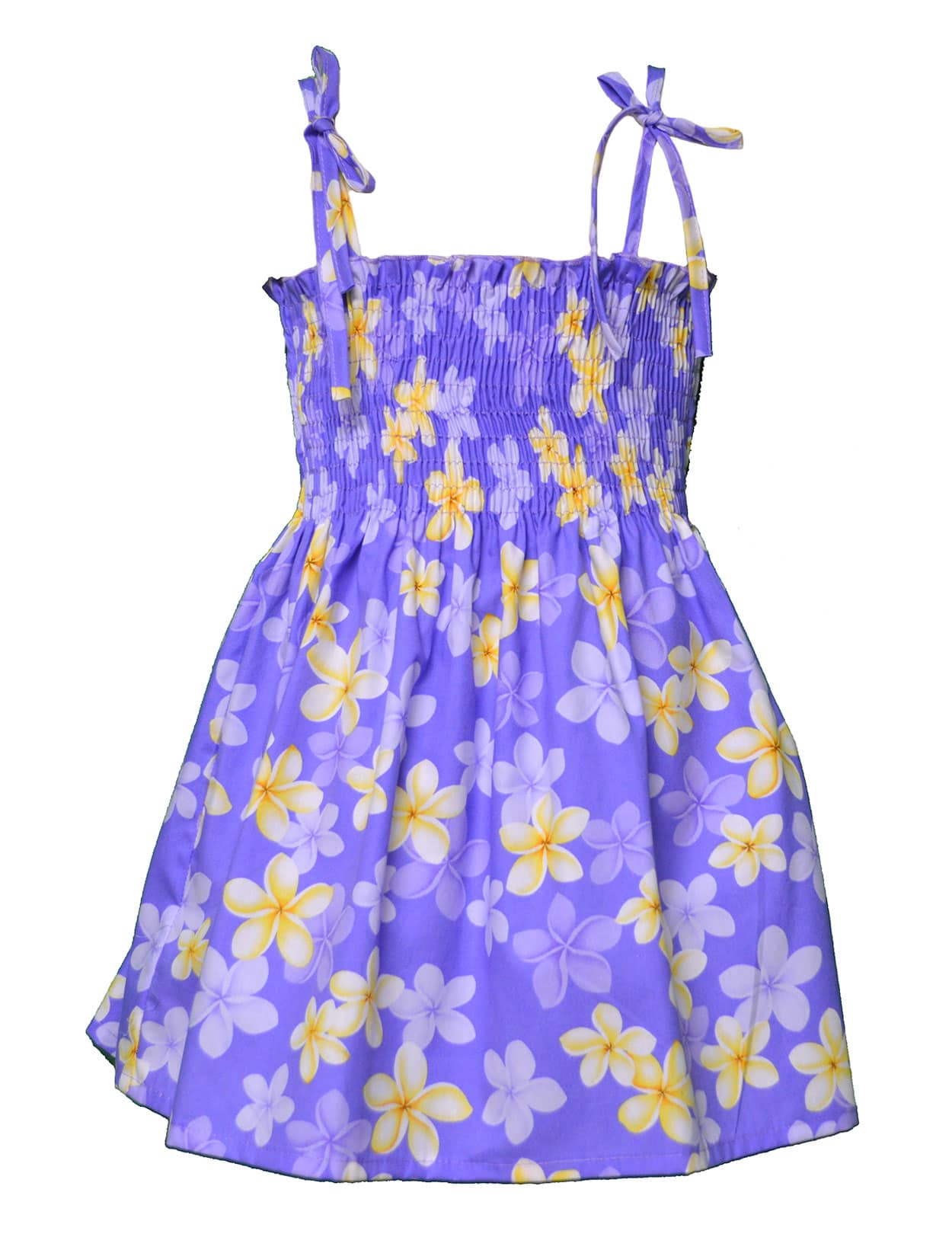 Plumeria Smock Tube Top Girls Dress