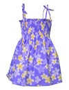 Plumeria Smock Tube Top Girls Dress