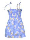 Plumeria Smock Tube Top Girls Dress
