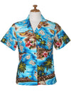 Polynesian Hawaiian Island Camp Shirt
