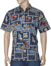 Portlock Hawaii Men's Button-Up Dress Hawaiian Shirt