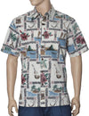 Portlock Hawaii Men's Button-Up Dress Hawaiian Shirt