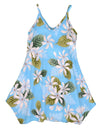 Pualani Girls Hawaiian Dress with Scarf Hem