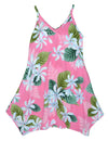 Pualani Girls Hawaiian Dress with Scarf Hem