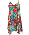 Pull-Over Hibiscus Short Hawaiian Dress