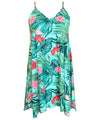 Pull-Over Hibiscus Short Hawaiian Dress