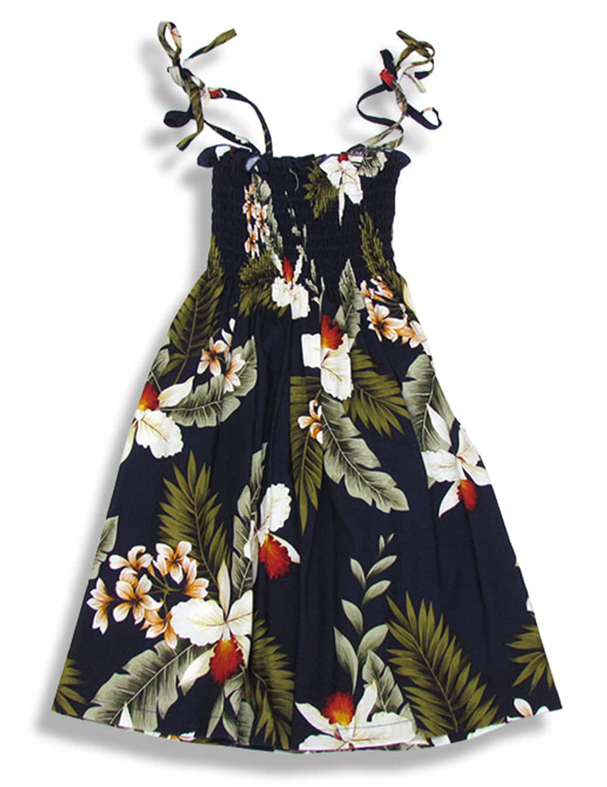 Punahele Girls Tube Top Hawaiian Dress