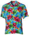 Island Hibiscus Watercolor Hawaiian Shirt