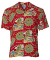 Rayon Hula Hat Men's Open Pointed Aloha Shirt