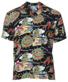 Rayon Hula Hat Men's Open Pointed Aloha Shirt