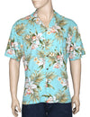 Relax Fit Orchid Men's Rayon Aloha Shirt