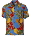 Retro Rayon Pineapples Men's Hawaiian Shirt