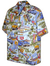 Route 66 Short Sleeves Aloha Cotton Shirt for Men