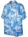 Sailing Cotton Men's Aloha Shirt