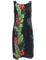 Orchid Panel Short Hawaiian Dress