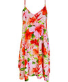 Short Hawaiian Dress with Scarf Hem