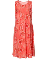 Short Hibiscus Rayon Hawaiian Dress
