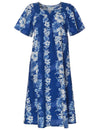 Sweetheart Neckline Short Muumuu Hawaiian Dress