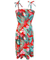 Short Smock Tube-Top Hawaiian Dress