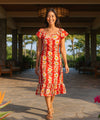 Luana Short Ruffled Muumuu Dress