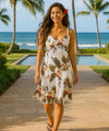 Wainapanapa Short Hawaiian Sundress White