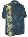 Side Border Cotton Men's Aloha Shirt