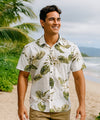 Makani Island Tropical Orchids Hawaiian Shirt White