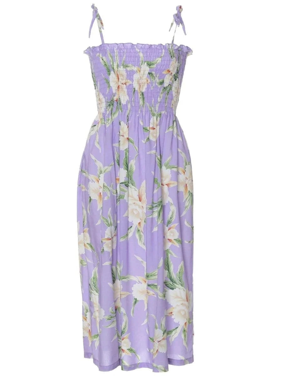 Malana Rayon Smock Tub Top Hawaiian Dress