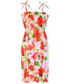 Lilikoi Smock Tube-Top Rayon Short Dress