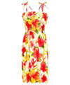 Lilikoi Smock Tube-Top Rayon Short Dress