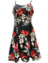 Spaghetti Strap Hawaiian Heliconia Dress