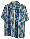 Surf Relic Royal Blue Panel Aloha Shirt