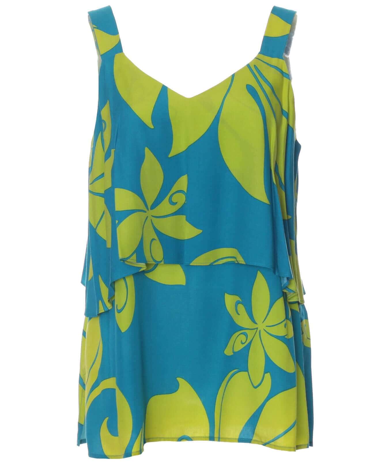 Tank Top Double Layer Rayon Blouse