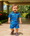 Molokini Sea Life Toddler Boys 2 Piece Set Royal Blue