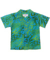 Tribal Rayon Aloha Shirt for Kid's